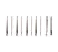 10 Pcs Leather Stamping Tools Set with 2 Patterns, Alloy Steel Non Slip Handle Leather Stamp Punch Kit for DIY Craft Beginners, Includes 10 pcs Leather Carving Tools for Wallets Ba