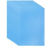 10 PCS Light Blue Felt Fabric Sheets for Crafts,7.87 x 11.8 inch (20 x 30cm) A4 Stiff Felt Squares 1 mm Thick, Great for DIY Handcraft Supplies, Sewing Projects, Nonwoven Patchwork, Decoration