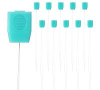 10 PCS Long Punch Needle Threaders, Floss Needle Threader Tool, Floss Threader Punch Needle Tool for Embroidery Cross Stitch Sewing DIY Crafts