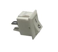 10 pcs/lot KCD1 2 Pin 250V 3A SPST Black Boat Switch 21x15mm Snap-in ON OFF Rocker Position Switch KCD11 15x10mm(WHITE,50PCS_21X15MM)
