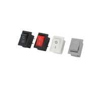 10 Pcs/lot KCD11 2 Pin 10x15mm Push Button Switch SPST 3A 250V AC Snap-in On/Off Boat Rocker Switch 1Black Red White Gray IDGTTLDF(2Pin Black Black)