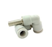 10 Pcs/Lot PLJ Coupling Tube Fittings Hose Union Elbow Reducing Connector Pneumatic(PLJ4 4mm)