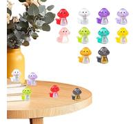 10 Pcs Luminous Mini Resin Animals Tiny Resin Animals Bulk, Glow in The Dark Mini Snake to Hide Around The Office Home for Garden Miniatures Fairy Garden Accessories Crafts Micro Landscape Décor