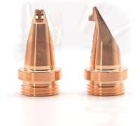 10 Pcs M16*1.25 Copper Laser Welder Nozzle 0.8mm Outer Angle Anti-Splash Accessory for Handheld Gun Head 1.6mm Nozzle Interior Angle Prevents Sputtering 10pcs
