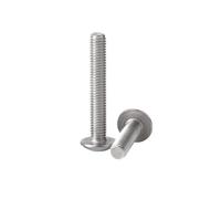 10 pcs M3 M4 316 Stainless Steel Crossed Flat Head Bolts Crossed Large Flat Head Screws(10mm,M3-20pcs)