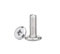 10 pcs M3 M4 Length 4-60mm 304 Stainless Steel Cross Recessed Flat Head Chamfered Cupboard Furniture Screw Bolt(10mm,M3 20pcs)