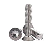 10 pcs M3 M4 Stainless Steel Countersunk Head Security Bolts And Flat Head Screws(40mm,M4-10pcs)