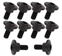 10 Pcs - M5 * 12.5mm- for Ducati Motorcycle Fairing Shell Stainless Steel Screws Bolt Kit, for Ducati Panigale V2 V4 / 848~1299 / Streetfighter Supersport 950 (Black - 10 Pcs, M5 x 12.5mm)