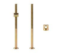 10 Pcs M6 Bolt Set, M6 x 100mm Bunk Bed Bolts and Nuts, Furniture Screws Nuts and Bolts Set, Hex Drive Socket Cap Screws and Barrel Nutset, for Bed Cot Furniture Connecting