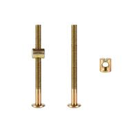 10 Pcs M6 Bolt Set, M6 x 70mm Bunk Bed Bolts and Nuts, Furniture Screws Nuts and Bolts Set, Hex Drive Socket Cap Screws and Barrel Nutset, for Bed Cot Furniture Connecting