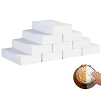 10 Pcs Magic Cleaning Sponge Eraser, Melamine Foam All-Purpose Washing Up Pads, White Non-Scratch Magic Eraser Sponge for Kitchen Bathroom Wall Painted Walls Tiles Shoes