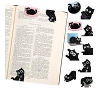 10 Pcs Magnetic Cat Bookmark Set, Cute Cat Shaped Bookmarks, Book Markers Clip for Books, Planner, Notebook, Readers and Teachers