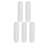 10 Pcs Magnetic Stirrer Stir Bar Ptfe White for Laboratory Mixing | Chemically Inert Ptfe Coating, Reduces Friction and Wear, Suitable for Chemical and Research Laboratories