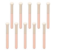 10 Pcs Makeup Applicators, Concealer Sponge With Handle, Round Mushroom Makeup Brushes, Soft Fluffy Face Blenders & Sponges Applicator For Women Girls (Pink)