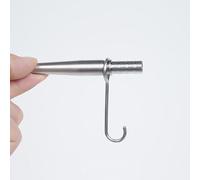 10 Pcs Maple Syrup Taps, 304 Stainless Steel Spiles with Hooks for Tapping Trees, Tapered Maple Sap Taps for Backyard Syrup Collection, Reusable Tree Tapping Equipment Set