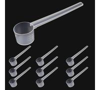 10 Pcs Measuring Spoons Sets, Precision Powder Scoops for Protein, Washing Powder Cooking Ingredients, Durable Measuring Cup Scoops for Powder with Ergonomic Handle