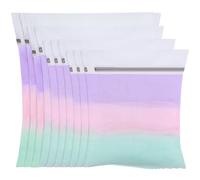 10 PCS Mesh Laundry Bags with Zips, Large Fine Laundry Bags for Washing Machine Reusable Washing Bags for Laundry Wash Bags for Clothes, Socks, Underwear, Bra (60x50cm/50x40cm/40x30cm/30x20cm, White)