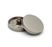 10 Pcs Metal Cufflinks Multicolor 10-25mm(Fog Silver,10mm)