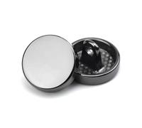 10 Pcs Metal Cufflinks Multicolor 10-25mm(Gun Color,12.5mm)