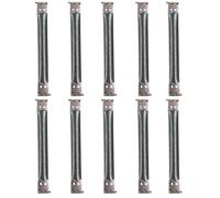 10 PCS Metal Internal Flex Frame 11cm Craft Bag Flex Frame Handbag Hinges Spring Clip for DIY Craft Purse Sewing Making