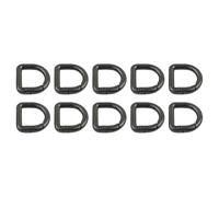10 Pcs Metal Keyring Clip Buckles Clasps Clamps Spring D Rings Hooks Hardware Accessories