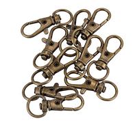 10 pcs metal lobster clasps, copper color, 30 mm, hooks, keychain, copper, copper