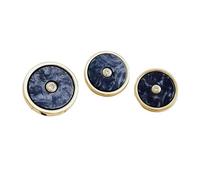 10 Pcs Metal Round Diamond Accent Buttons 18mm 20mm 23mm, Color 2, 18 mm