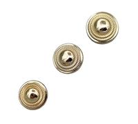 10 Pcs Metal Round Woven Buttons 15mm 18mm 20mm, Color 1, 18 mm