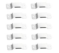 10 Pcs Metal Tape Measure Holder Clips, Silver Belt Bow Clip Tool Holder Bench Tool Belt Hanger for Universal Worker Accessory