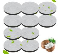 10 Pcs Micro Water Filter Discs Replacement, VEGCOO Micro Discs Mini Water Filters Disc for Brita Fill and Go Water Filter Bottles Carafes Reducing Chlorine, Microparticles & Impurities