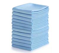 10 PCS Microfibre Cleaning Cloths, Lint Free Glass Cleaning Cloth, Microfibre Polishing Cleaning Cloths Soft & Absorbent, Reusable Ultra Fine Double Sided Cleaning Towel for All Purpose(40×30cm )