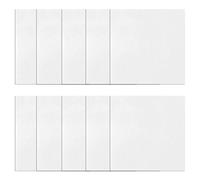 10 Pcs Microwave Glass Fiber Paper Ceramic Fiber Paper Hot Melt White Square Lining 7cm Microwave for Glass Fusing