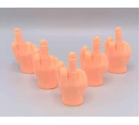 10 Pcs Middle Finger Hands Premium Rubber Little Tiny Finger Hands Fun Realistic Design Hilarious Finger Puppets Mini Hand Dolls Storytelling Props Funny
