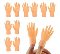 10 Pcs Mini Finger Hands, Funny Finger Hand, Tiny Hands for Cats, Finger Puppets Mini Finger Hands Little Left and Right Hands Little Finger for Cat Dog Pets Playtime