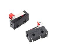 10 Pcs Mini Micro Limit Switch Roller Lever Arm SPDT Snap Action LOT Switches