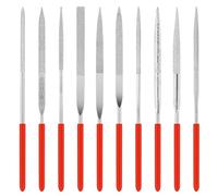 10 Pcs Mini Needle File Set, Hardened Alloy Diamond Files, Mini Modelling Diamond Files, Metal Precision Needle File, for Metal Plastic Glass Wood Jewelry Rough Carving
