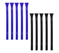 10 PCS Mini Plastic Scraper, Non Scratch Scraper Tool Multi-Purpose Car Detailing Tools Cleaning Tools for Housekeeping Kitchen Wallpaper Stickers Labels Oil Stains Dirt (Black/Blue)
