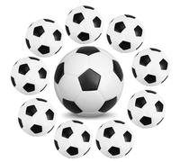 10 Pcs Mini Table Football Balls,Standard 32mm Mini Soccer Balls, Durable and Compatible Table Football, for Adults Football Table Game, Party Favours
