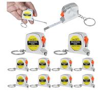 10 Pcs Mini Tape Measure, 3FT/1M Retractable Pocket Etractable Mini Measuring Tape Keychains with Stable Slide Lock for DIY Projects Office Home Project Daily Use