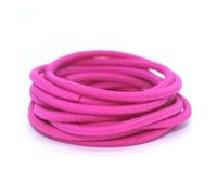 10 Pcs Mixed Hair Bands Simple Style Hairband Adjustable Decorative Ponytail Holder Seamless Girls Accessories Rose red