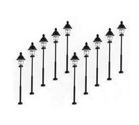 10 Pcs Model Lanterns Lamps, 47mm LED Lantern Lights 1:160 Light Railway Bonsai Decoration LED Lamppost Indoor Bonsais And Outdoor Rail Models