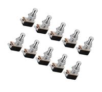10 Pcs Momentary Soft Touch Foot Converter 2 Pin Footswitch For Guitar Effect Pedal Guitar Instrument Accessories
