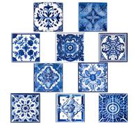 10 Pcs Morocco Style Waterproof Wall Sticker Self Adhesive PVC