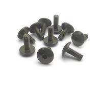 10 Pcs Motorcycle Scooter ATV Plastic Cover Screw Bolt Or U Type Clips With Nut M6 6mm M6X12 M6X16 M6X20 Motorcycle Screws(M6x16 bolts (10pcs))