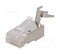 10 pcs : MP0033 - Plug, RJ45, PIN: 8, Cat: 6a,7,7a,Cat 8.1, shielded, Layout: 8p