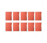 10 Pcs Multi-Holes Binders Dividers B 5 A 5 A 6 Insertable Dividers Binders Indexes School Office Supplies