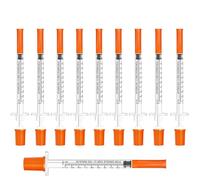 10 Pcs Multi Purpose Precision Distribution Measuring Tools 1ml 30G 8mm Individually Sealed Packaging for Lab Oil or Glue Pets Feeding