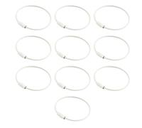 10 Pcs Multicolor Iron Rings for Handmade Bracelet Screw Jewelry Supplies Keychain Handmade Accessories Iron Key Chain Research Research Research, フリーサイズ