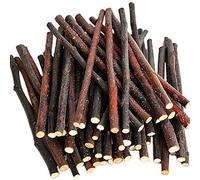 10 Pcs Natural Wood Chew Sticks Twigs for Small Pets Rabbit Hamster Guinea Pig Toy