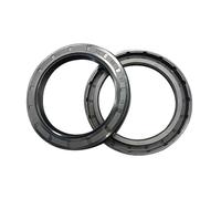 10 Pcs NBR Skeleton Oil Seal, TC Nitrile Rubber Lip Seal, 50 x 90 x 8 mm Black